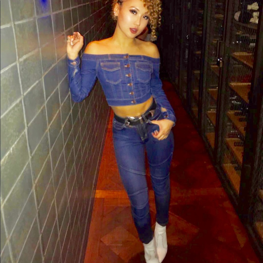Super Stretch Biker Jeans
